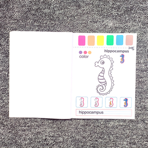 Libri educativi per bambini libri da colorare per bambini Set di libri per colori personalizzati acquerello stampa libro di arte all'ingrosso per il disegno - Product Image 4