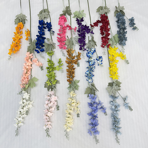 Fleurs artificielles Mei Wei 2 Forks <span class=keywords><strong>Delphinium</strong></span>, décoration de mariage, style frais pour la maison. - Product Image 4
