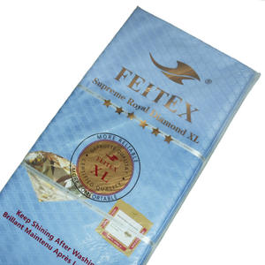 5 mètres/lot 100% coton Bazin Riche Brode tissu garder brillant garder <span class=keywords><strong>parfum</strong></span> pour hommes tissu doux de qualité supérieure tissu africain - Product Image 4