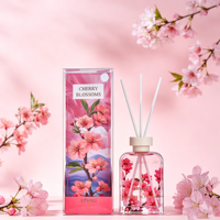 Diffuseur de parfum LOVALI 200ml Luxe aux fleurs de cerisier, longue durée, écologique, parfum floral sucré, parfum d'ambiance pour la maison, désodorisant
