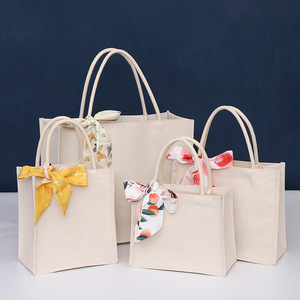 Bolsa de Yute Ecológica Promocional AI-MICH, Bolsa de <span class=keywords><strong>Compras</strong></span> Reutilizable con Logotipo Personalizado al por Mayor, Bolsa Simple de Alta Calidad - Product Image 5