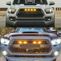 Feux LED de voiture, feux de calandre avant ambre, feux de jour DRL pour Toyota Tacoma TRD Pro 16-2021 Jeep Wrangler