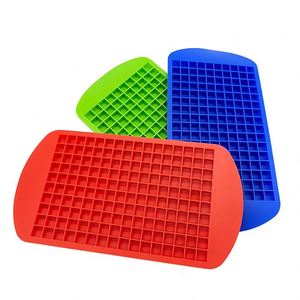Moule en silicone carré de petite taille pour la production en vrac, 160 cavités de 1 cm chacune, idéal pour la fabrication de glace pilée - Product Image 1