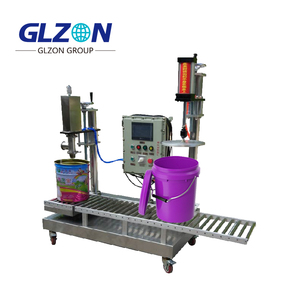 Machine de remplissage semi-automatique pneumatique de haute précision avec pompe à engrenages, pesage et filtration, 380V/220V, pour colle, peinture et revêtement - Product Image 4