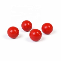 ZQURE Boule de Pétanque Fluorescente Jack Cochonnet 30mm en Bois pour Jeu de Pétanque