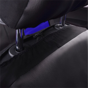 Universal Artificial Leather PU PVC 5-seat Car Circular Arc Sandwich Stitching <strong>Half</strong> Leather Seat Car <strong>Chair</strong> <strong>Cover</strong> - Product Image 5