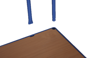 Zware Zijframe-Platformtrolley Met 4 Verwijderbare Rails En Mdf-Dek - Product Image 2