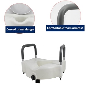 Hot Sales Handicapped Elderly <strong>Toilet</strong> <strong>Raised</strong> <strong>Seat</strong> Disabled <strong>Toilet</strong> Booster Elevated <strong>Raised</strong> <strong>Toilet</strong> <strong>Seat</strong> <strong>With</strong> <strong>Handles</strong> - Product Image 5
