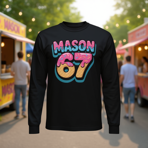 Maglietta a maniche lunghe Mason 67 Ice Cream Drip, abbigliamento promozionale - Product Image 3