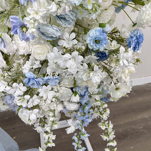 Arreglo floral de lujo para bodas, fondo de flores artificiales con tacto real, decoración para eventos y fiestas. - Product Image 6