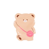 Sacs en Mylar découpés en forme de dessin animé, pochettes personnalisées imprimées avec fermeture éclair pour emballages de snacks, bonbons et cadeaux