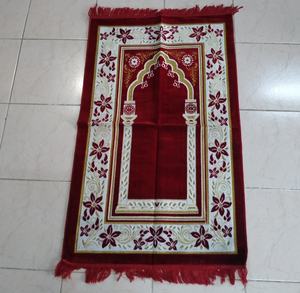 Alfombra de terciopelo islámico para rezos, 500 gramos, nmamaz, Sajjadah, Seccade musulmán - Product Image 5