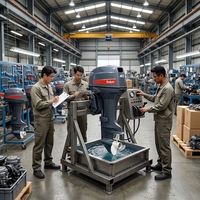 Promo Panas Mesin Motor Tempel Yamaha Enduro 2 Tak 40hp Tiller Long Shaft Bensin 40 hp