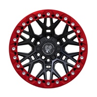 Rines de Aleación de Aluminio Personalizados de 17 y 18 Pulgadas, 5 y 6 Birlos, PCD 6x139.7, 6x114.3, 6x135, 5x127, 4x4, Beadlock, para Camionetas y SUVs