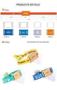 Pulseras de tela <span class=keywords><strong>Rfid</strong></span> de <span class=keywords><strong>Festival</strong></span> pasivo ajustable, pulsera inteligente <span class=keywords><strong>Rfid</strong></span> con etiqueta Nfc para eventos - Product Image 3