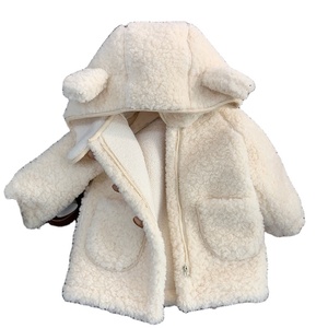 Nuovi Cappotti <span class=keywords><strong>Invernali</strong></span> per Bambine, Stile Baby con Stampa Sherpa, <span class=keywords><strong>Giacche</strong></span> per Bambini Autunno-Inverno - Product Image 1