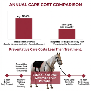 แผงบำบัดด้วยแสงสีแดงสำหรับหลังม้า ROHE ความยาวคลื่น 660 นาโนเมตร และ 850 นาโนเมตร เพื่อการฟื้นฟูกล้ามเนื้อม้าและบรรเทาอาการปวดด้วยแสงสีแดงสำหรับม้า - Product Image 5