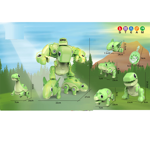 Nuevos Huevos de <span class=keywords><strong>Dinosaurio</strong></span> 2 <span class=keywords><strong>en</strong></span> 1 <span class=keywords><strong>que</strong></span> <span class=keywords><strong>se</strong></span> Transforman <span class=keywords><strong>en</strong></span> Tiranosaurio Rex, Juguetes de Construcción, Regalos - Product Image 3