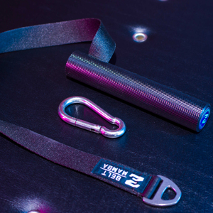 Pegangan kunci pas pergelangan tangan latihan gulat lengan pegangan antiselip gagang Knurled dengan sabuk nilon - Product Image 1