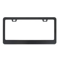 Support de plaque d'immatriculation américaine BOLONG à 2 trous en plastique ABS, personnalisable avec vis, cadre de plaque d'immatriculation de taille américaine