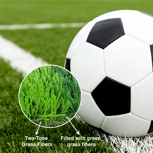 <span class=keywords><strong>Césped</strong></span> <span class=keywords><strong>Artificial</strong></span> Profesional de Alto Rendimiento para Entrenamiento de Fútbol, 20-40 mm, Sin Relleno, de Alta Densidad y Pelo Largo - Product Image 5