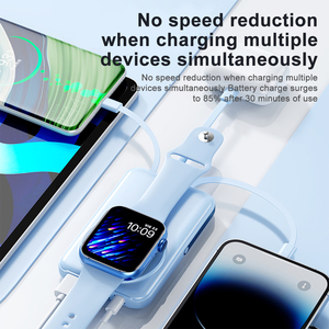 พาวเวอร์แบงค์แบบพกพา ดีไซน์ใหม่ บางเฉียบ ความจุ 10000mAh พร้อมหน้าจอ LED ชาร์จเร็ว รองรับการชาร์จไร้สายแบบแม่เหล็ก สำหรับโทรศัพท์มือถือ - Product Image 4