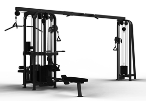 Machine de musculation multifonctionnelle à 5 stations avec poulies pour la maison et l'équipement de fitness commercial - Product Image 2