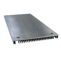 Radiateur en alliage d'aluminium sur mesure, profil de dissipateur thermique extrudé de type peigne, moulage sous pression