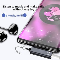 USB Typ-C zu 3,5mm Audio-Adapter mit Geflechtabschirmung und 3A Schnellladung für iPhone Android Mobilgeräte