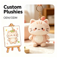 OEM ODM Mascotte en peluche personnalisée sur mesure, motif fruits et légumes, avec logo brodé personnalisé, figurine en peluche douce, utilisable comme breloque de sac à dos