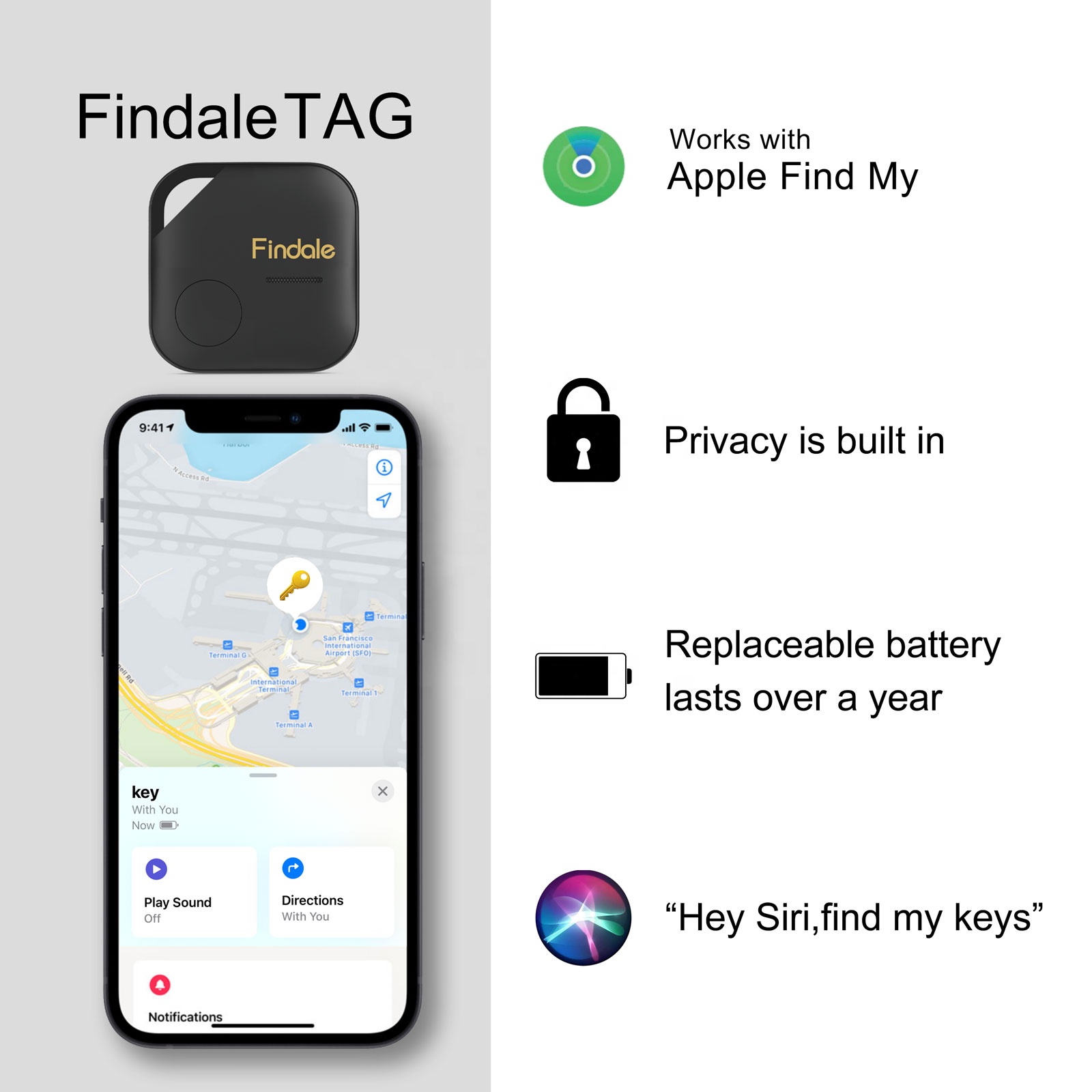 Apple Mfi Certified Find My Tag - Smart Tracking Solution