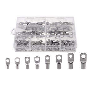 Copper Tube Terminal, Lugs, Splices, <b>Ring</b> Terminal,<b>Battery</b> Cable Lug Connector Terminal SC16-8 16mm2 Hole 8mm Copper Tube Termin - Product Image 3