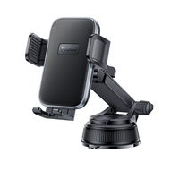 Support de téléphone de voiture Yesido C278 à ventouse télescopique, rotation à 360°, utilisation à une main