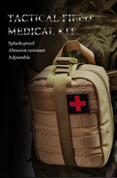 Botiquín de Primeros Auxilios Mini Cordura Personalizado de Alta Calidad, Bolsa Táctica Molle para Emergencias en el Auto, Viajes Familiares, Supervivencia, Uso Médico y al Aire Libre