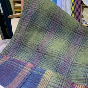 Nuovo Stile Tessuto in Lino Puro 100% Non Tossico a Quadri, 128gsm, Traspirante e di Facile Manutenzione, Lino Francese per Abbigliamento - Product Image 2