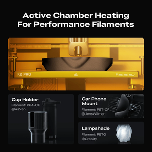 Impresora 3D K2 Pro - Nueva, Automática, de Grado Industrial, Prototipado Rápido, Filamento PLA, Plataforma Caliente de Aluminio, Calidad Industrial, para Estudio en Casa y Fabricantes - Product Image 3