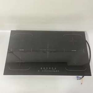 Placa de Cocina Eléctrica de 5 Quemadores con Control Táctil por Sensor, Directo de Fábrica, para Uso Doméstico y Comercial - Product Image 1