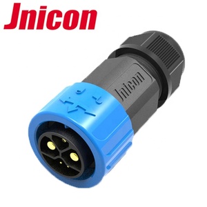 Jnicon M23 étanche 2 + 1 + 5 broches 50amp câble mâle connecteur de prise femelle pour batterie de scooter électrique - Product Image 2