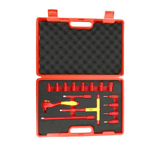 Eertek Insulating <b>Tool</b> <b>Set</b> 1/2 In Socket Wrench 16 Piece Telecommunications Repair Kit YT-21280 - Product Image 1