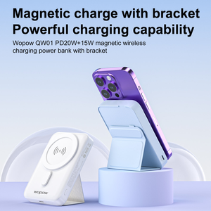 Banco de Energía Magnético Inalámbrico de 10000mAh, Carga Rápida de 15W, Cargador Portátil para Teléfono, <span class=keywords><strong>Batería</strong></span> <span class=keywords><strong>Externa</strong></span> para Uso Diario - Product Image 2