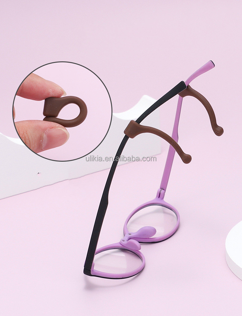 12 Paires De Supports De Lunettes En Silicone - Anti-glisse, Confortables, 4 Modèles (cercle, Coma, Oreille, Bande)