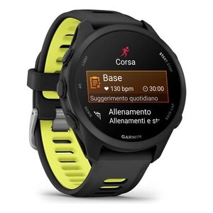 Montre connectée Garmin Forerunner 170 43 mm AMOLED GPS avec moniteur de fréquence cardiaque, bracelet en silicone, charge magnétique pour la course à pied et le suivi de la forme physique - Product Image 3