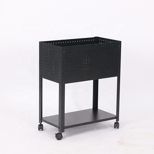 Chariot de fichiers à roulettes en métal dossiers suspendus dossier armoire organisateur chariot sur roues Fit A4/F4/lettre/fichier juridique pour le <span class=keywords><strong>bureau</strong></span> à domicile - Product Image 1