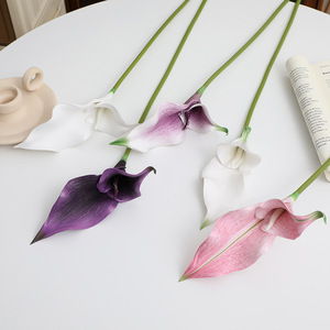 Fleurs artificielles Calla Lily en EVA, fleurs au toucher réel en gros pour les arrangements floraux de mariage, décoration florale - Product Image 2