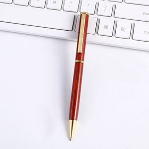 Twist Ballpoint Custom Printing Logo Eco Friendly Recyclable Bamboo Wood Pen - Product Image 1