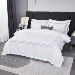 Set Sprei Hotel Custom Grosir 100% Katun Bordir Linen Hotel Sarung Selimut - Product Image 3