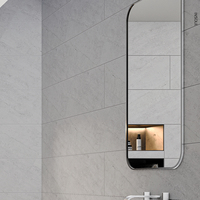 Panneaux muraux étanches à l'humidité en PVC pour les murs de douche de la salle de bain-Garantie ignifuge écologique de 5 ans pour les hôtels