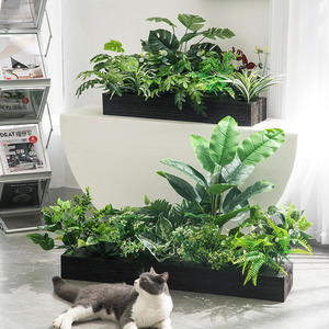 EG-G478 un Set di giardino di casa all'aperto decorazione moderna piante artificiali piante tropicali di palma - Product Image 1