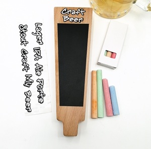 Venta al por mayor de fábrica china: Accesorios de barra para <span class=keywords><strong>cerveza</strong></span> con pizarra de madera clásica ecológica para <span class=keywords><strong>el</strong></span> hogar - Product Image 2