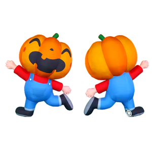 Costume de <span class=keywords><strong>citrouille</strong></span> <span class=keywords><strong>gonflable</strong></span> géant en vente chaude pour la décoration d'Halloween, imperméable, résistant au soleil et durable, taille personnalisée - Product Image 1